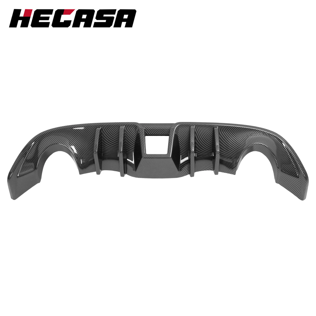 Rear Bumper Diffuser Lip for Nissan 370Z (2009–2020) 4 Fins Carbon Look