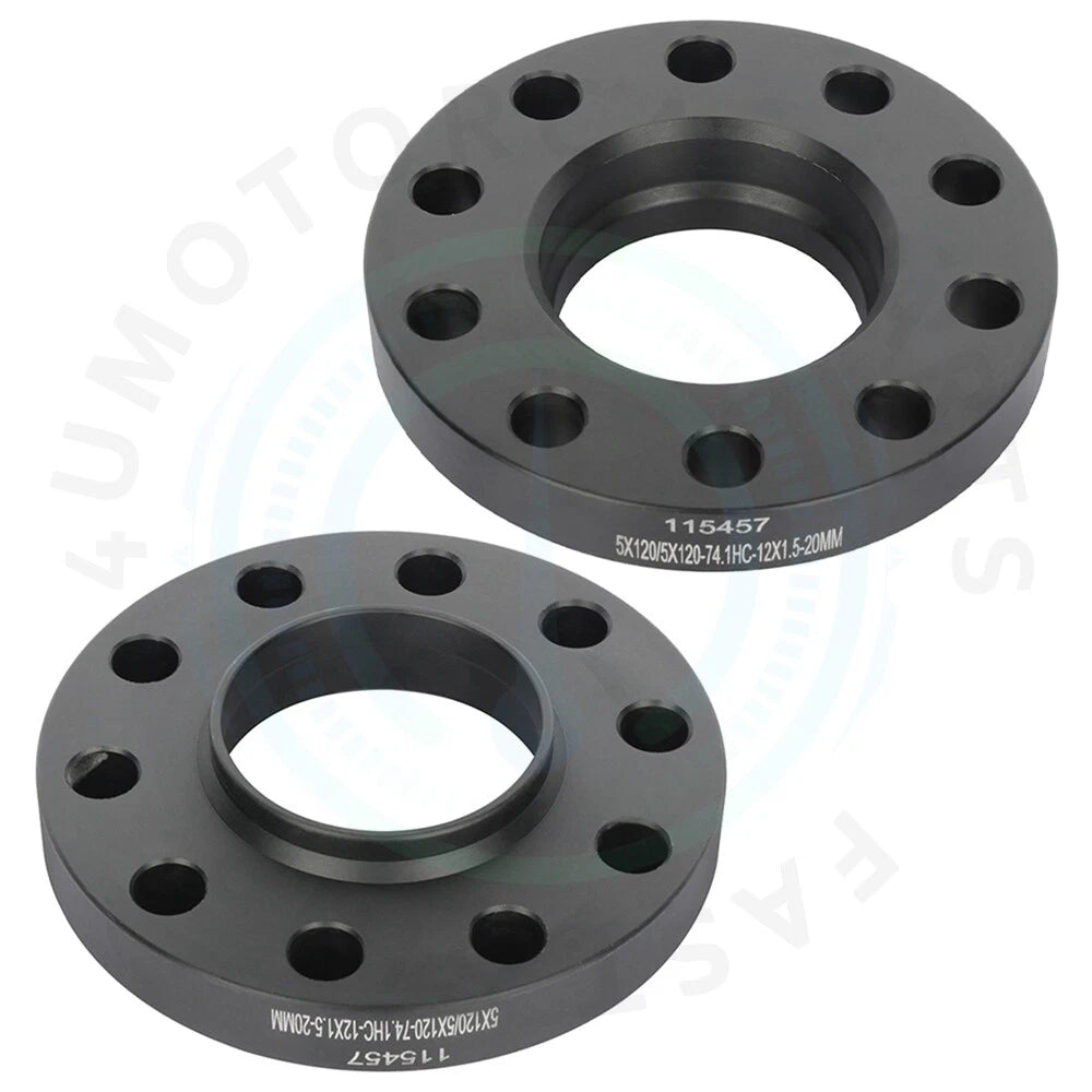 Set of 2 Wheel Spacers for BMW 525i M5 540i  20mm 5x120 Hubcentric