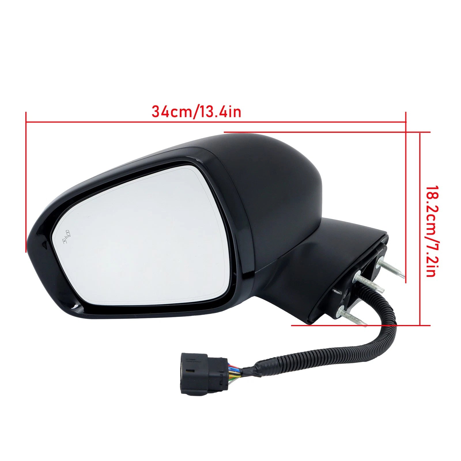 Driver Side Mirror for Ford Fusion (2015–2017) Memory LH
