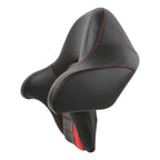 Chopped Trunk Backrest for Harley Touring (2014–2025) - Black Red