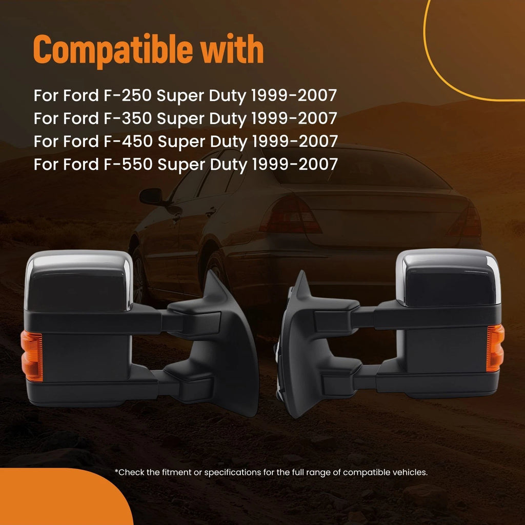 Heated Extendable Side Mirror for Ford F-250 Super Duty (1999-2007)