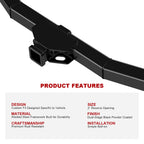 2 Inch Trailer Hitch Receiver for Toyota 4Runner Lexus GX470 (2003–2009)