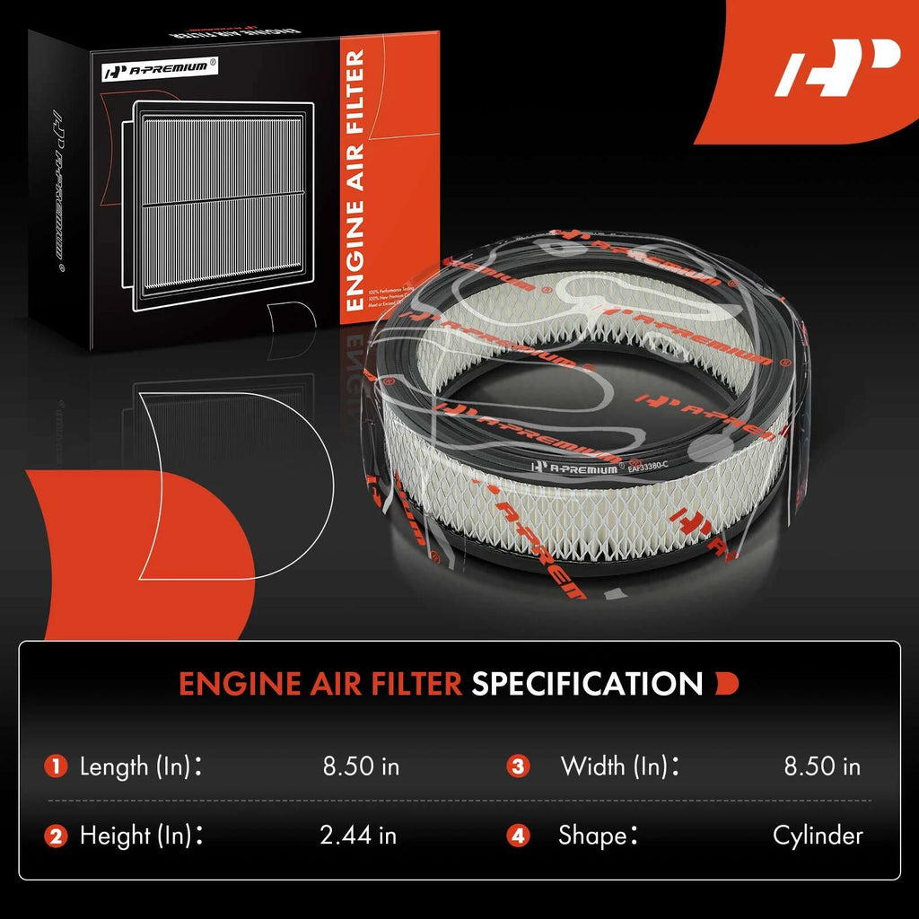 Engine Air Filter for Chevrolet Camaro Buick Century GMC S15 (1982–1992)