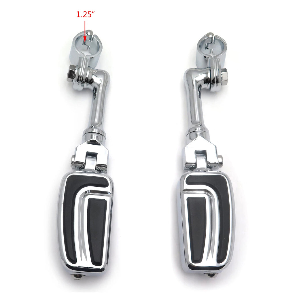 4.5" Foot Peg Kit for Honda Shadow, Harley Road King, Street Glide (Year Range)