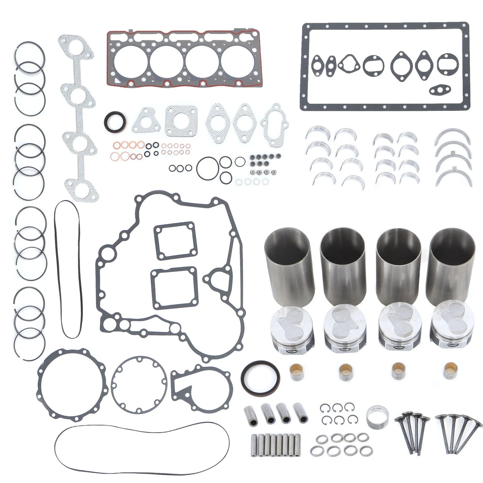 Overhaul Rebuild Kit for Kubota RTV1100RW9 B7610HSD (2007–2018)