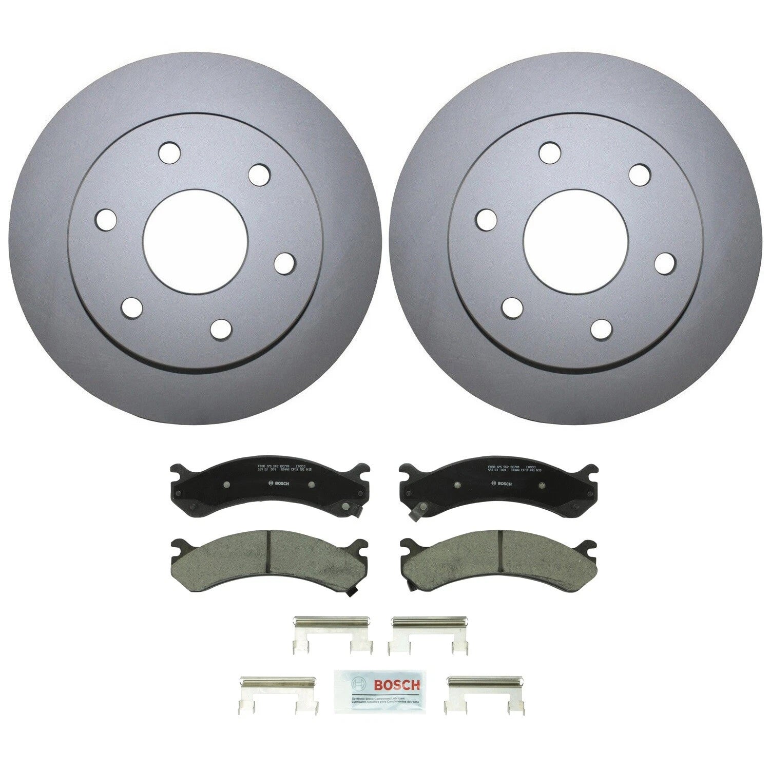 Front Brake Kit with 305mm Rotors & Bosch Ceramic Pads for Silverado Sierra 1500 (2007–2013)