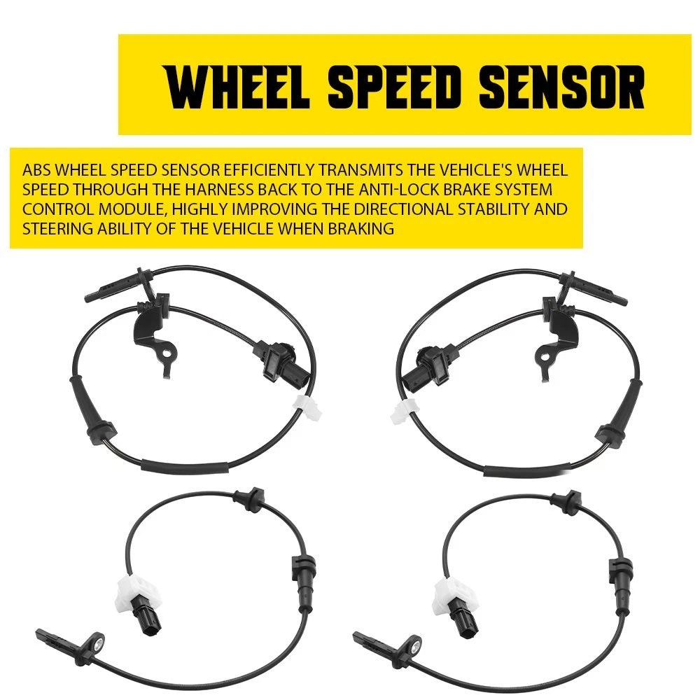 Front Rear ABS Wheel Speed Sensor for Honda Accord (2013–2017) H
