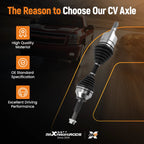 Front Left Right CV Axle for Chevrolet Colorado GMC Canyon (2004–2012) 4WD
