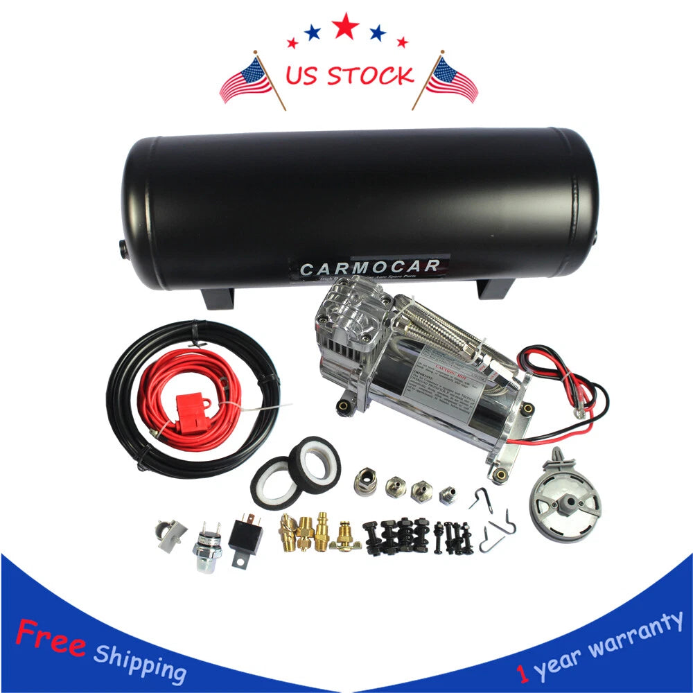 Onboard Air Compressor System for Medium Duty Vehicles (12V)
