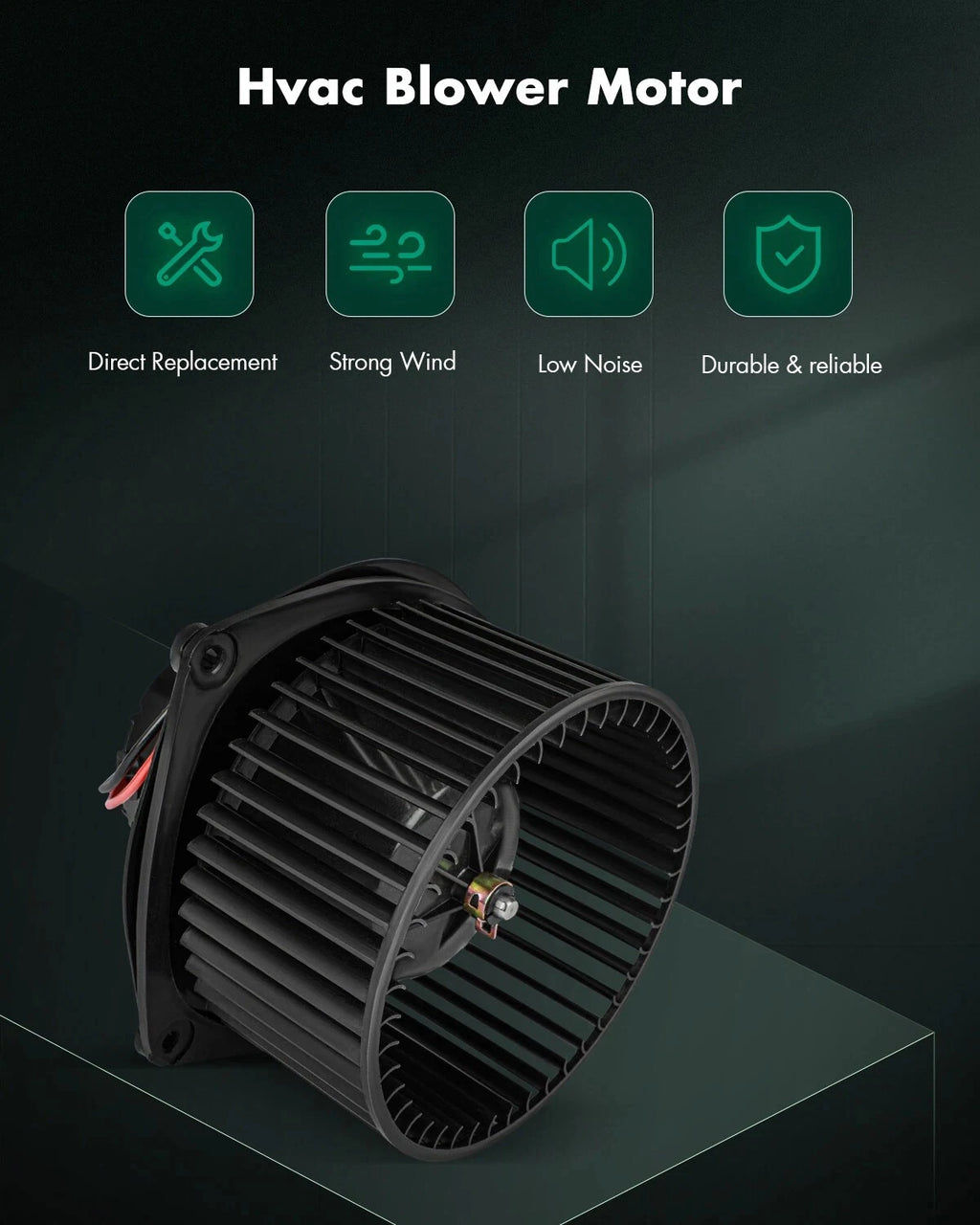 HVAC Heater Blower Motor with Fan for Dodge Ram 1500 2500 Van (1996–2003) 700102