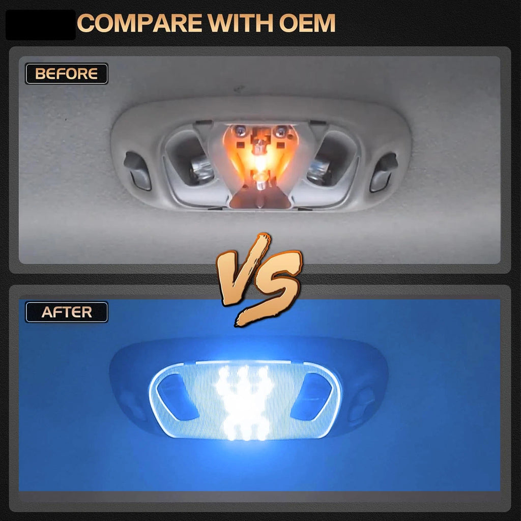 Ice Blue Dome Map Light for Ford F-Series Super Duty (1999–2007)