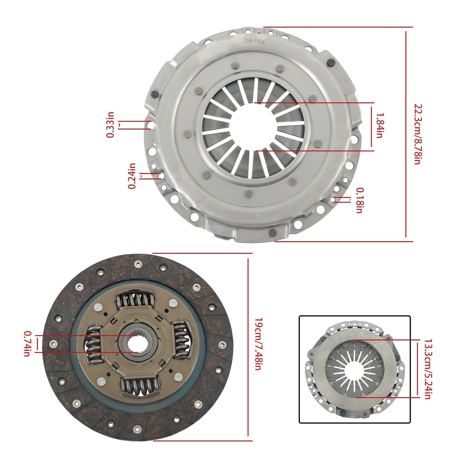 Clutch Kit for Honda Fit (2007–2008) with Lube Pack