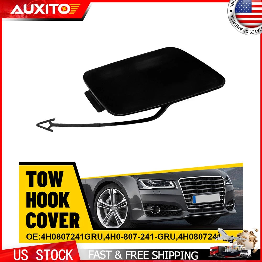 OE Front Bumper Tow Hook Cover for Audi A8 Quattro (2011–2014) 4H0-807-241-GRU