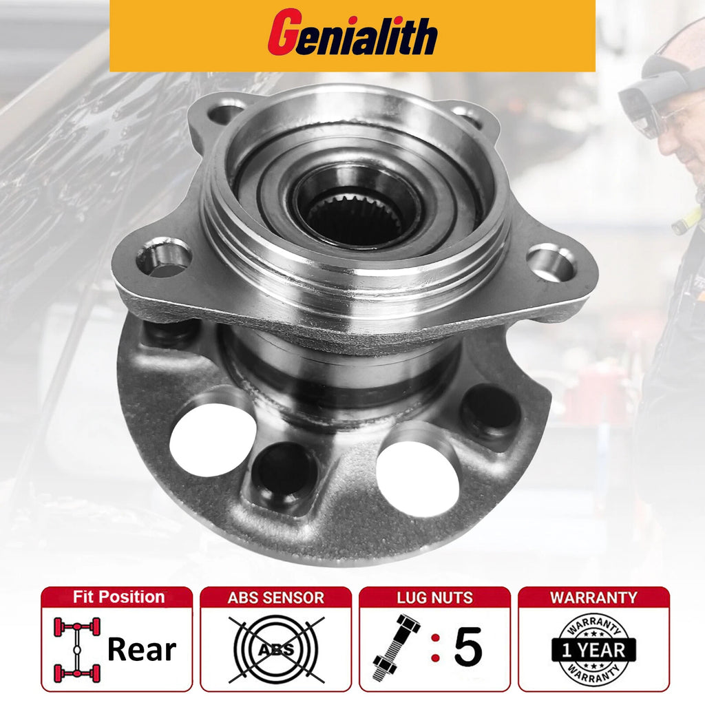 AWD Rear Wheel Bearing & Hub Assembly for Lexus RX330 350, Toyota Highlander, Venza (2004–2015)