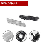 2X Clear Lens Front Side Marker Lights for Lexus ES300 (2002–2003) & ES330 (2004–2006)
