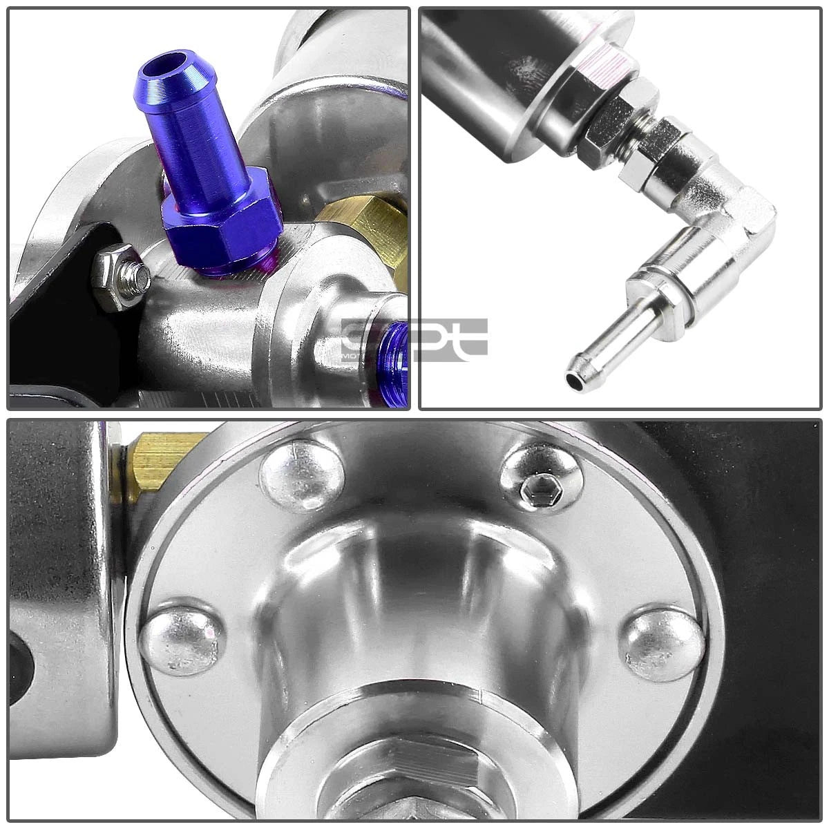 Adjustable Fuel Pressure Regulator with Liquid Gauge for