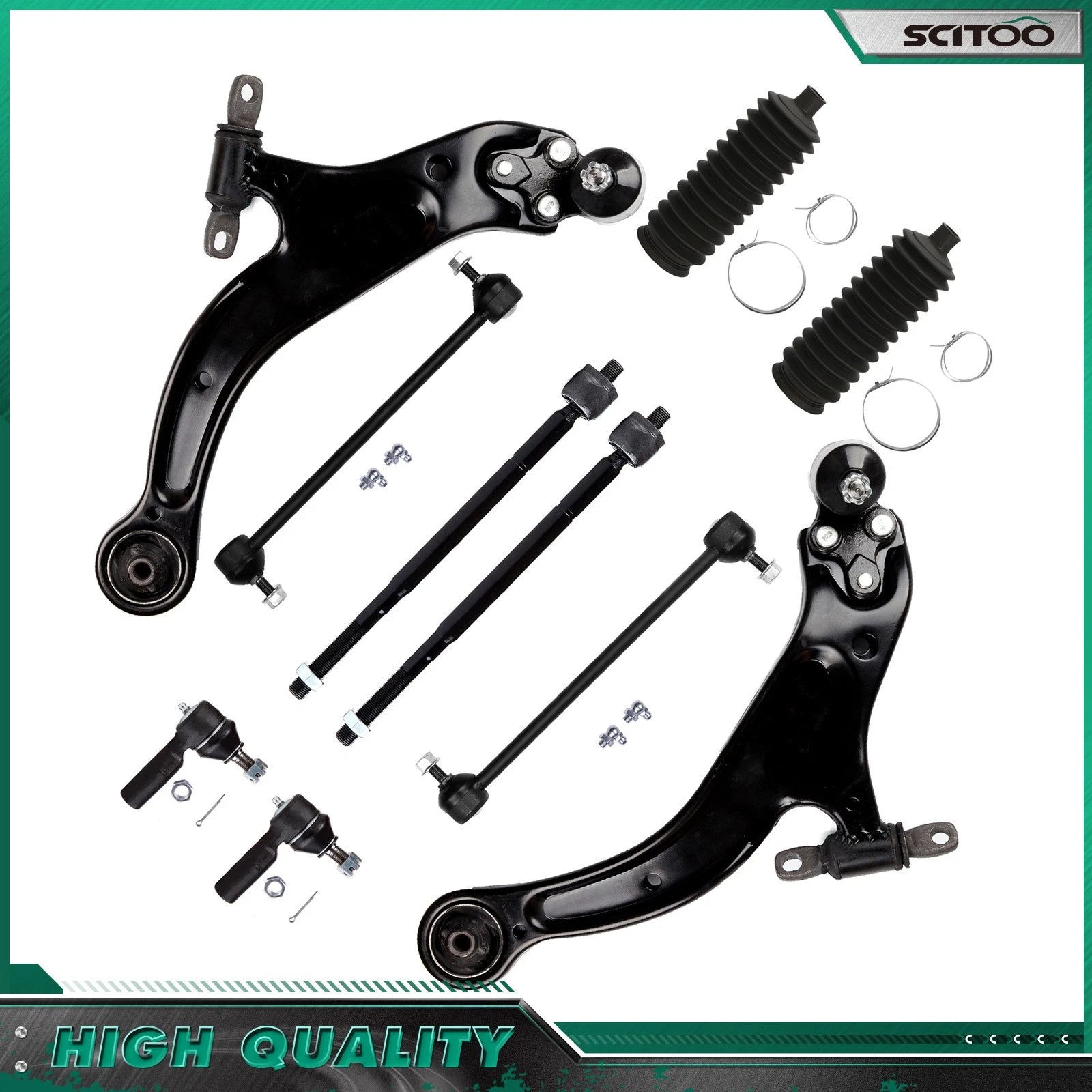 Front Lower Control Arm & Tie Rod for Toyota Sienna (1998–2003)