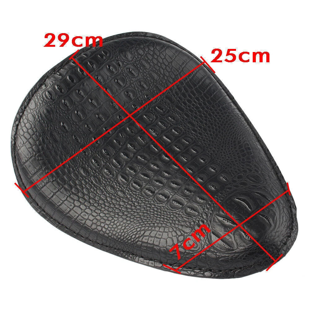 Motor Solo Driver Cushion Seat for Harley, Honda, Yamaha, Kawasaki, Suzuki (1pc)
