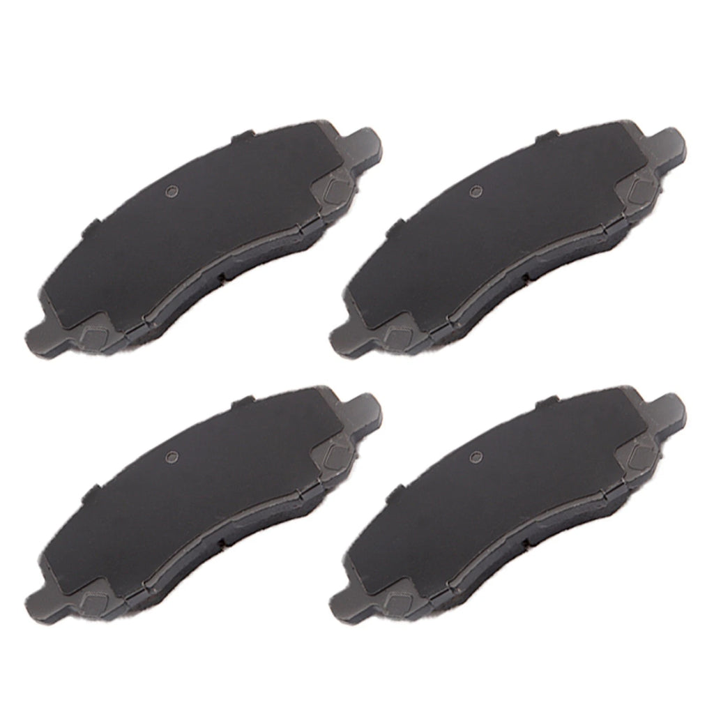 Set of 4 Front Brake Rotors with Ceramic Pads for Chrysler Jeep Compass, Patriot, Dodge Avenger