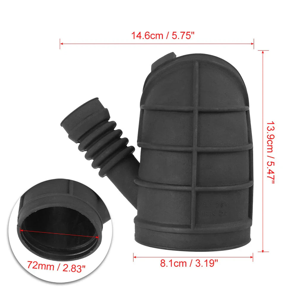 Fuel Air Intake Hose Rubber Black for BMW 330CI (2001-2006)