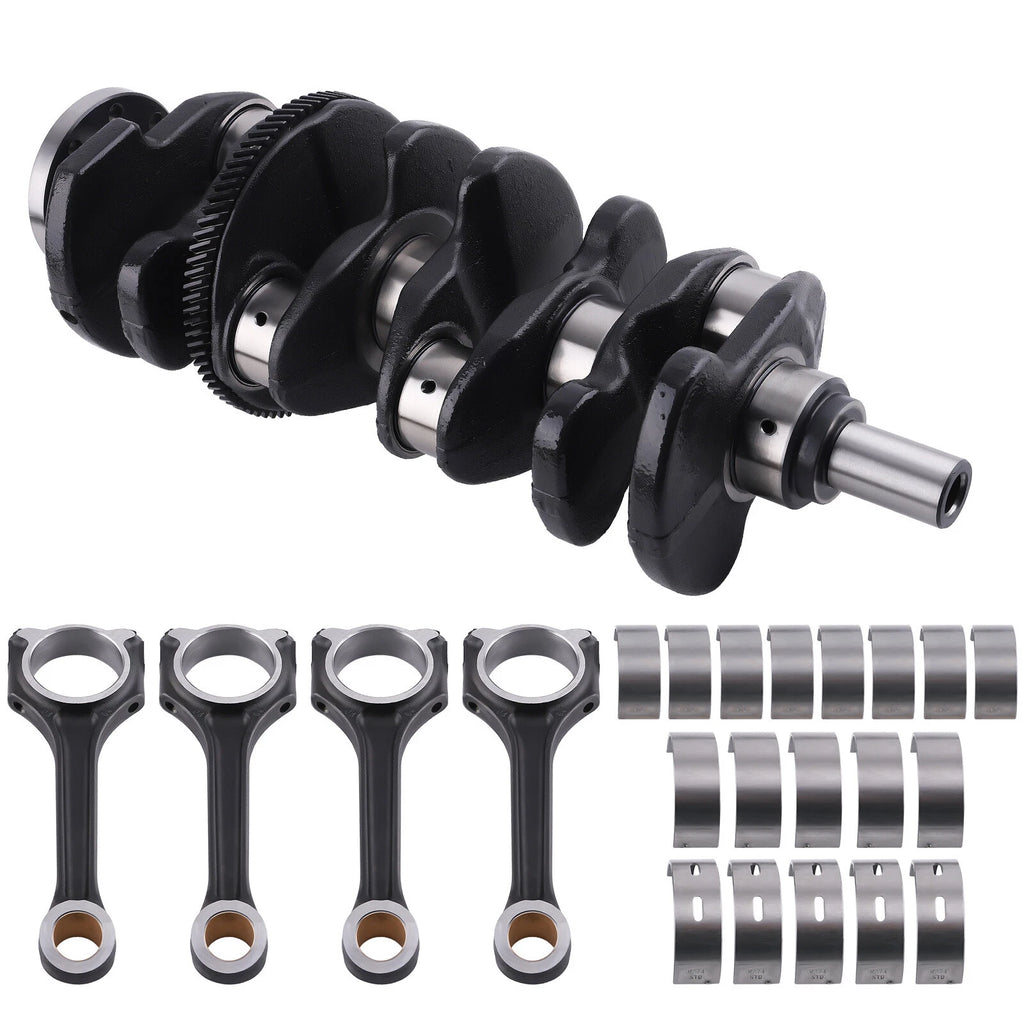 Set of 4 Crankshaft Con Rods & Bearings for Mercedes-Benz M274