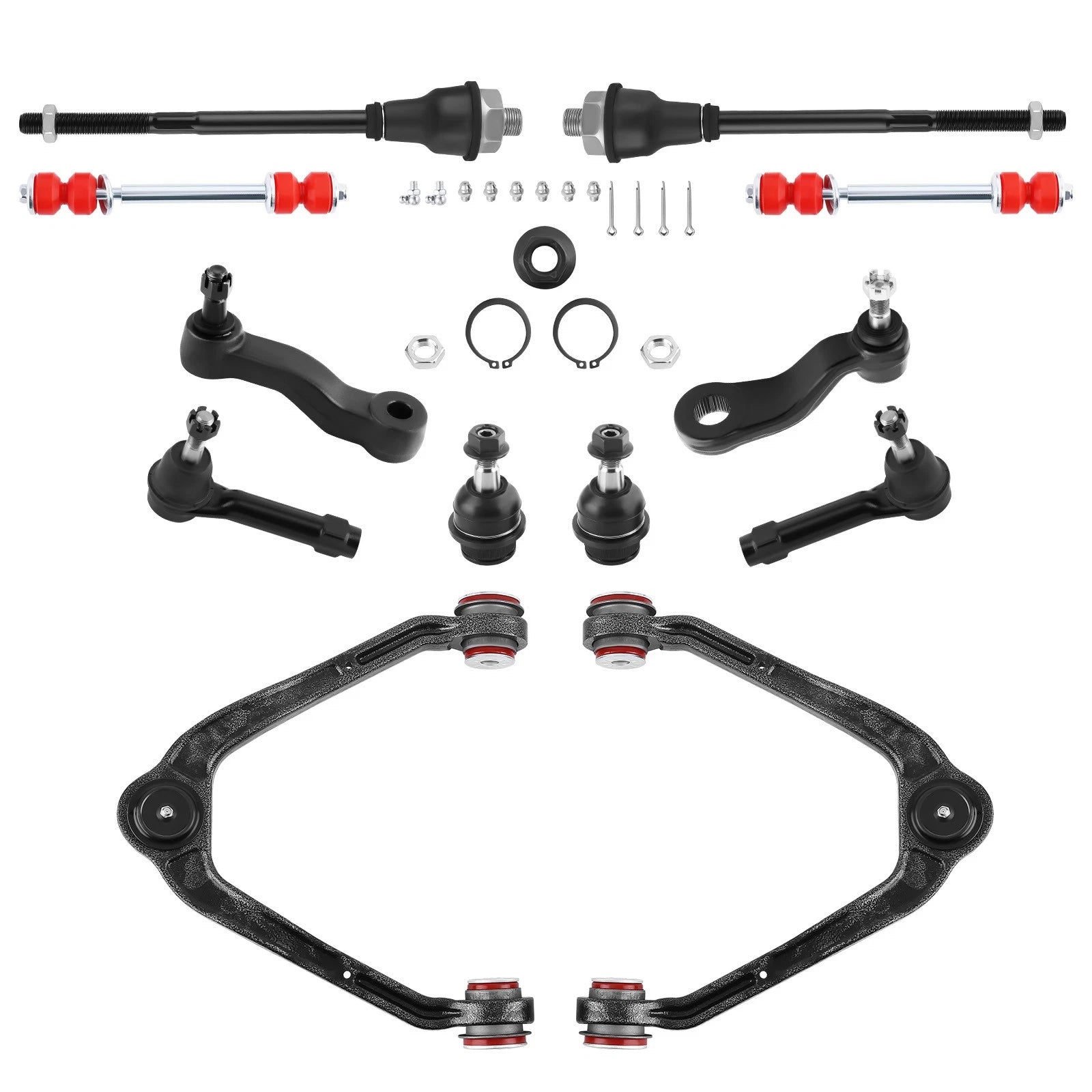 12x Front Upper Control Arms w/ PU Bushing for Chevy Silverado 1500 (2007–2018)
