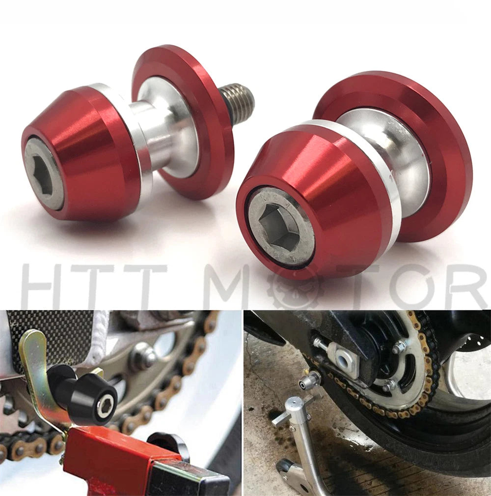 CNC Swingarm Spools Sliders for Universal Motorcycle (10mm)