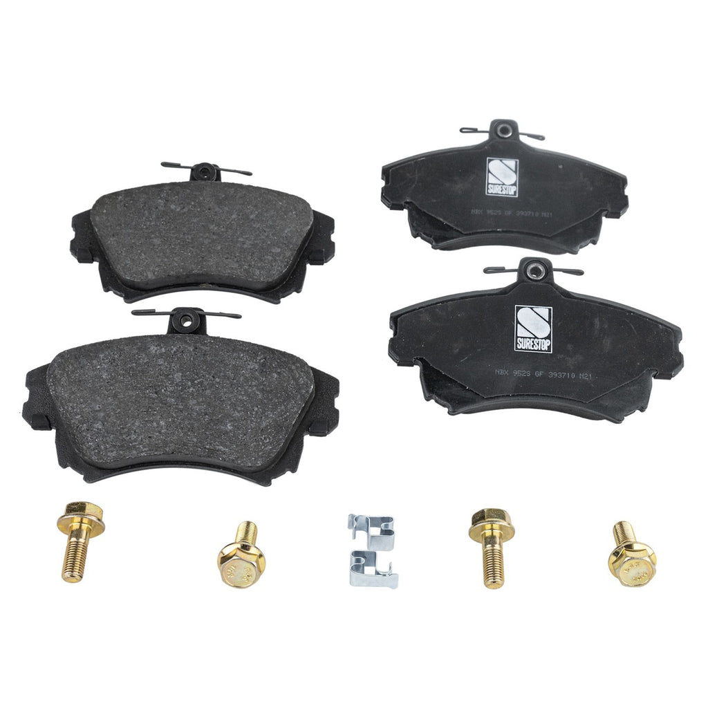 Set of 4 NAO Brake Pads for Volvo S40, V40 (2000–2011)