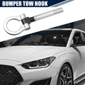 Tow Hook Screw Set for Hyundai Veloster (2012–2017) - Silver Round