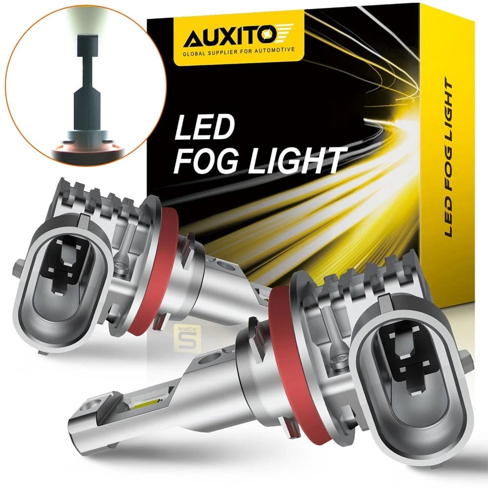 AUXITO H11 LED Headlights Kit for Low Beam (6000K, 5000LM)