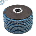 Set of 10 Zirconia Grinding Wheel Flap Discs 4-1/2" x 7/8" 120 Grit