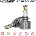 2X 9012 HIR2 LED Headlight Bulbs for NOVSIGHT (200W 6500K 40000LM)