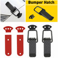 2X Quick Release Bumper Hatch Buckle Fasteners for Auto Car (Carbon Fiber)