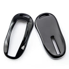 Gloss Black Car Remote Key Fob Case Cover for Tesla Model 3 S (2017–2024)
