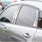 8pc Stainless Steel Pillar Post Trim Replacement for Infiniti FX35 (2004–2008)
