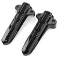 Front Lower Fork Leg Covers with LED Smoke Light for Harley FLHR FLHTK FLHX (2014–2020)