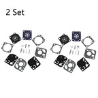 Set of 2 Carburetor Diaphragm Gasket Rebuild Kit for Zama RB-29 (N/A)