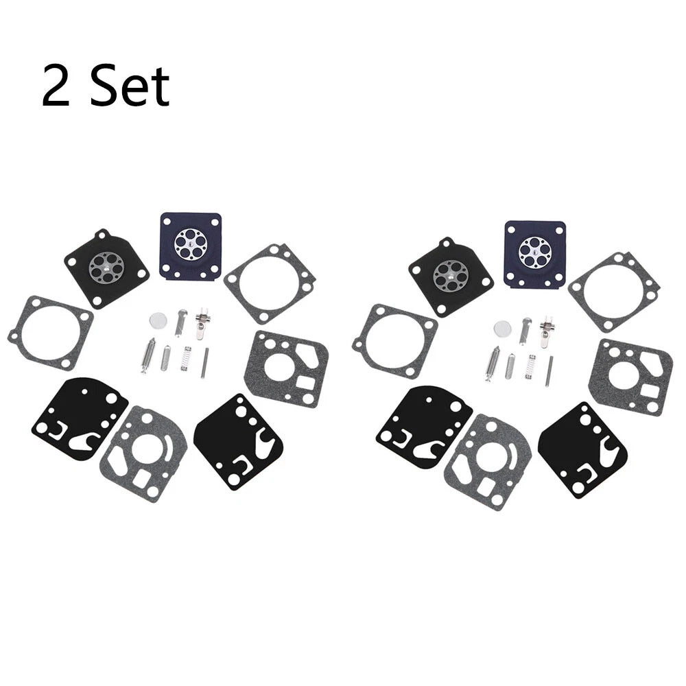 Set of 2 Carburetor Diaphragm Gasket Rebuild Kit for Zama RB-29 (N/A)