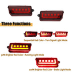 2X Red LED Tail Brake Signal Lights for Jeep Grand Cherokee (2005–2010)