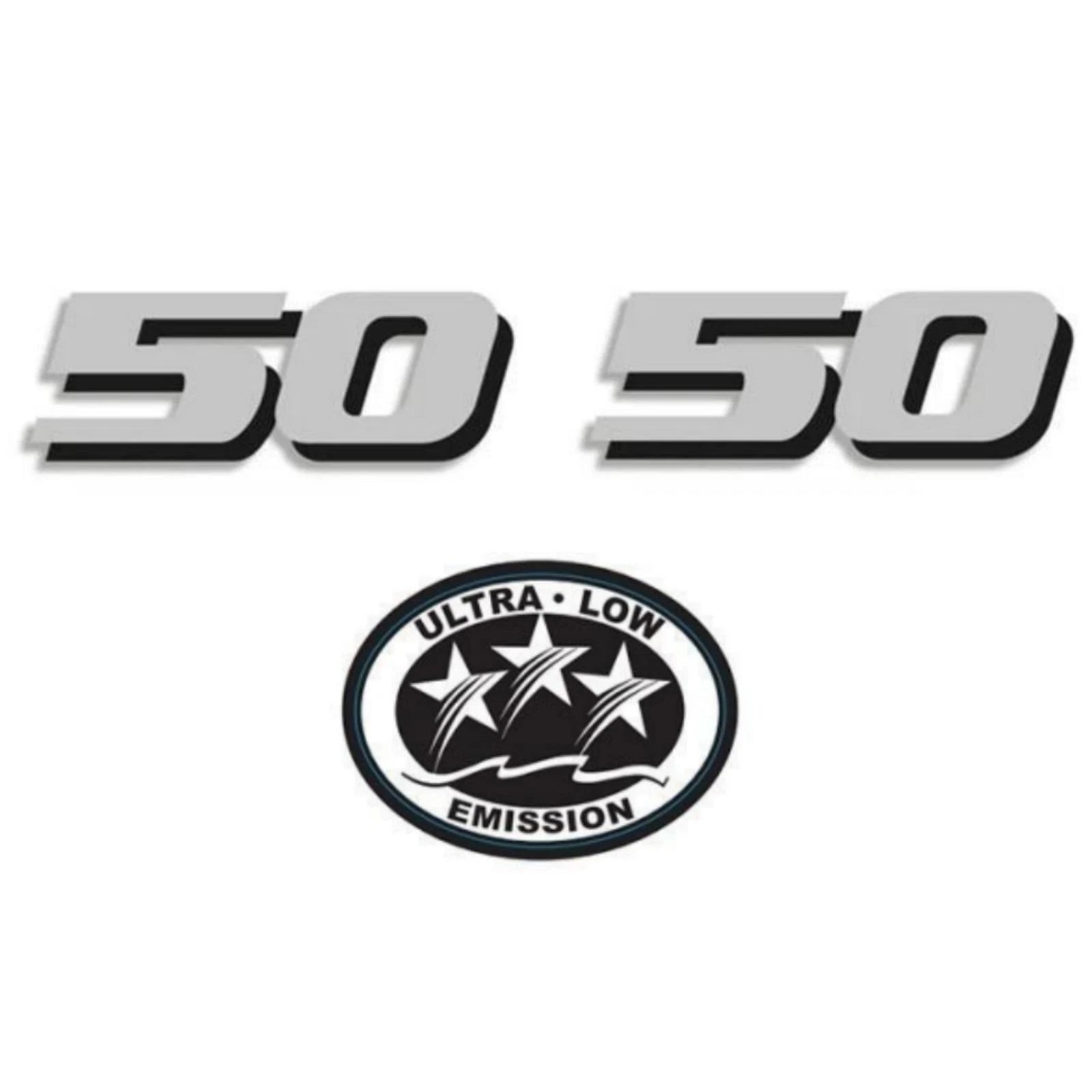 50 HP Horsepower Decal Sticker for Yamaha Outboard Engine Cover (4-Stroke)