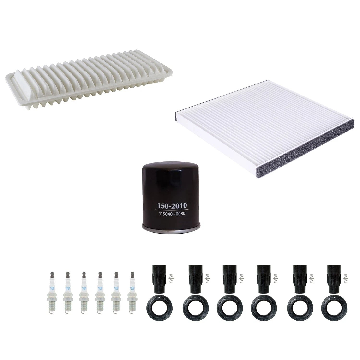 Tune Up Kit with NGK 6 Spark Plugs & Boots for Lexus RX400h (2006–2008)