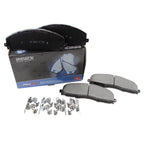 Set of 4 Akebono ProACT Front Ceramic Disc Brake Pads for Ford F-250 F-350 (2005–2023)