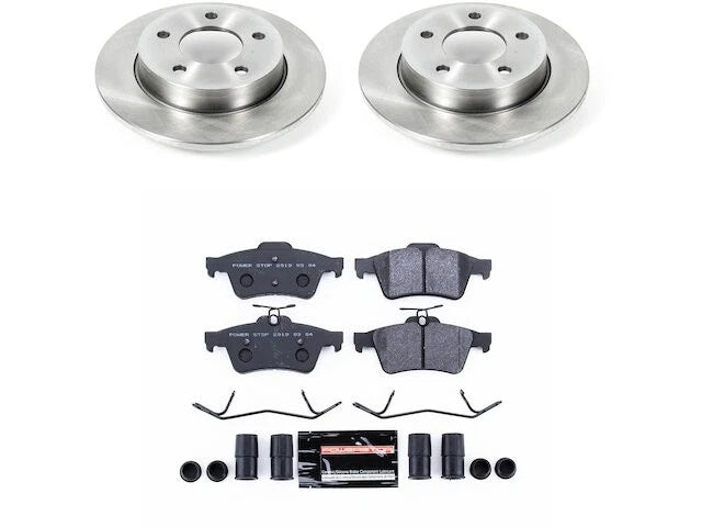 Rear Brake Pad and Rotor Kit for Mazda 3 (2006–2013) BX828YX