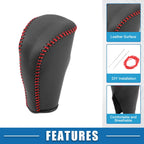 Gear Shifting Knob Cover for Hyundai IX35 (2010–2015) Black Red