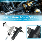 Clutch Master Slave Cylinder Kit for Toyota Hilux LN147R (1997–2005)