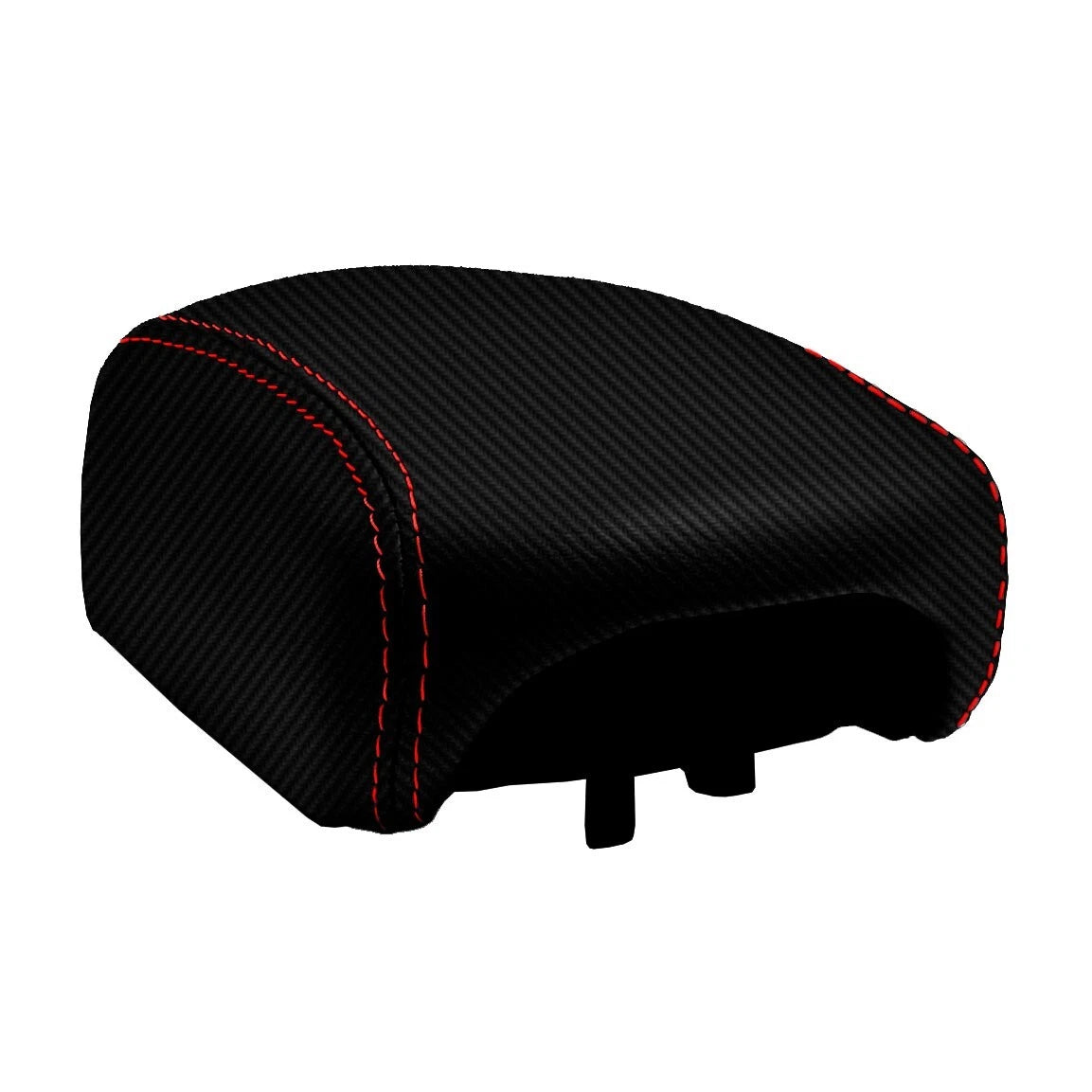 Console Lid Armrest Cover for Jeep Renegade (2015–2020) Red Stitch