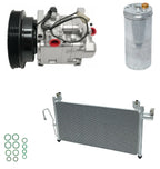 A C Compressor With Condenser Kit Replacement for Mazda Protege5 2002–2003