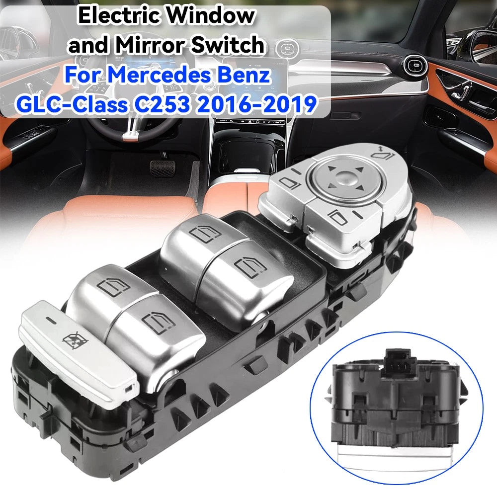 Front Master Power Window Switch for Mercedes Benz C300 GLC300 (2015–2021)