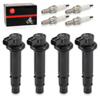 Ignition Coils w/ Spark Plug for Yamaha YZF-R6 (1998–2012)
