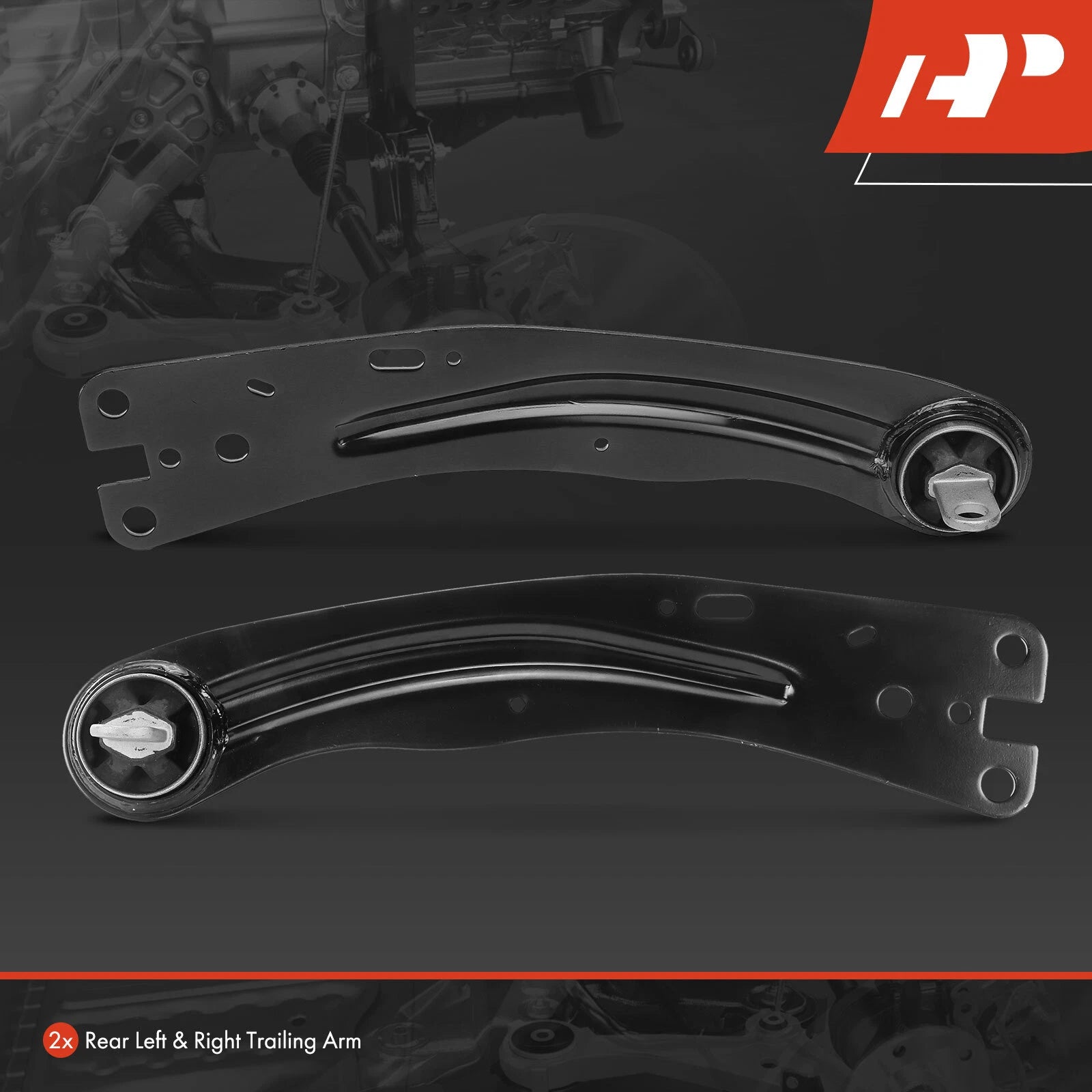 2X Rear Side Trailing Arm for Ford Focus (2013-2018)